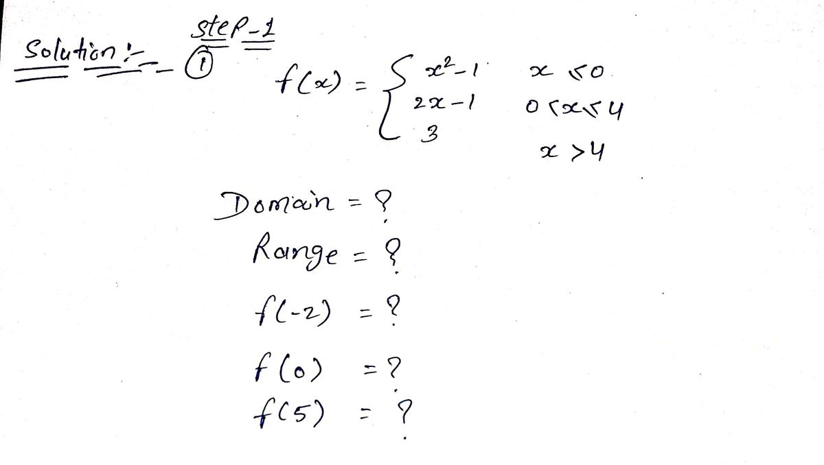 Calculus homework question answer, step 1, image 1